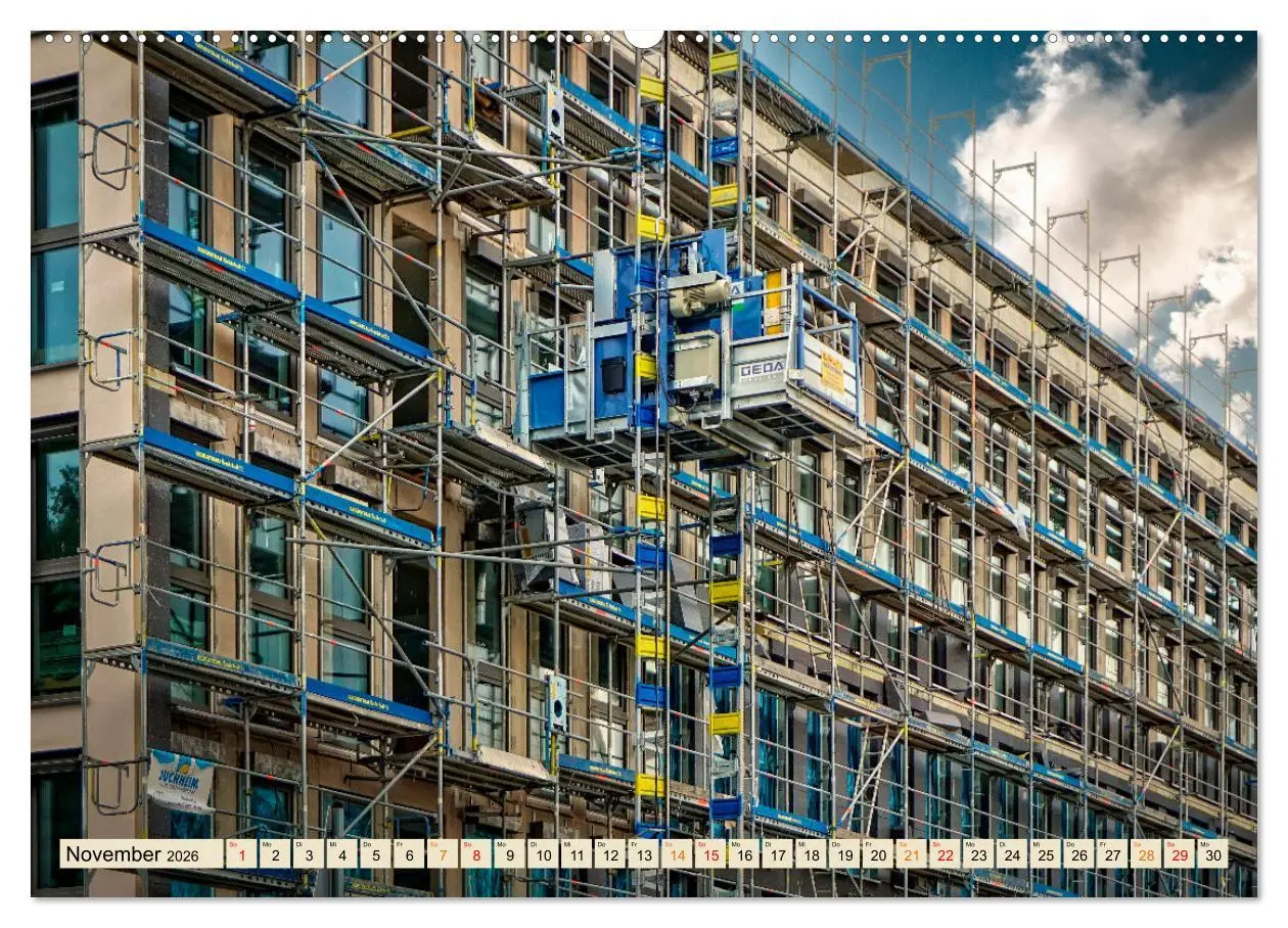 Bild: 9783457422816 | Gerüstbau (hochwertiger Premium Wandkalender 2026 DIN A2 quer),...