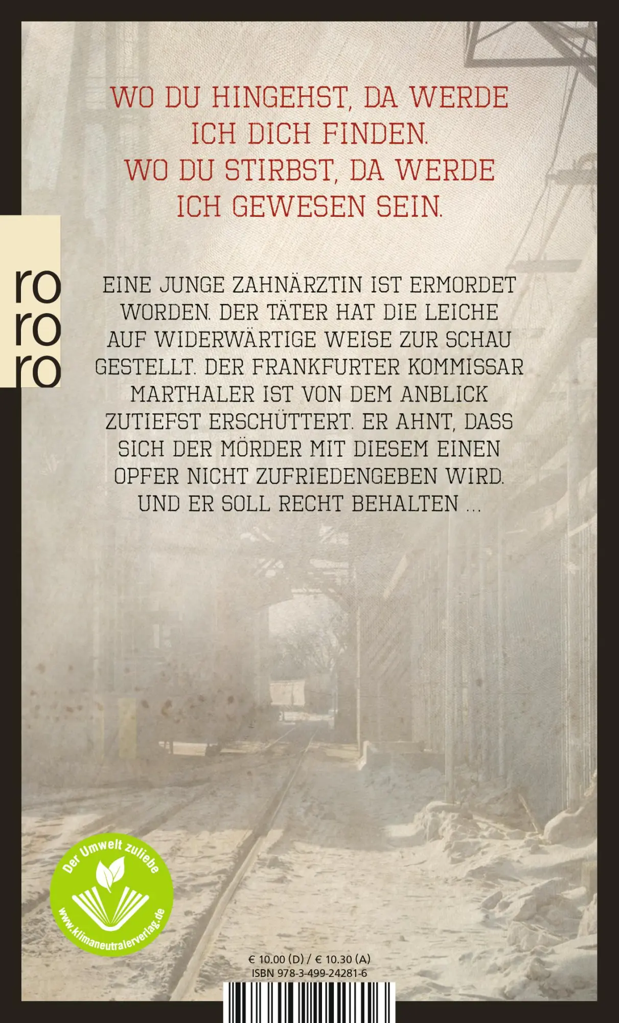 Rückseite: 9783499242816 | Die Braut im Schnee | Jan Seghers | Taschenbuch | 480 S. | Deutsch