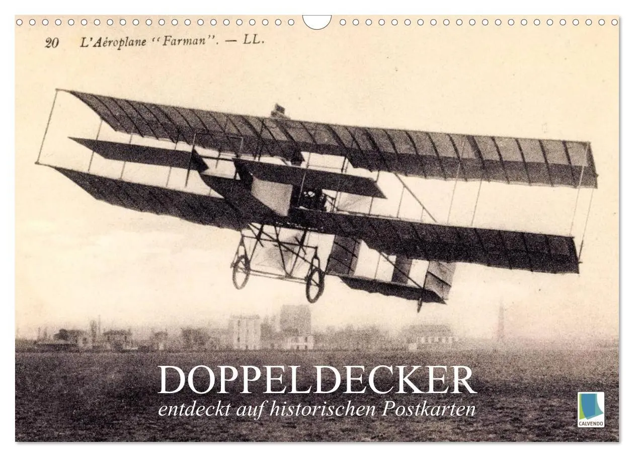 Cover: 9783516132816 | Doppeldecker entdeckt auf historischen Postkarten (Wandkalender...
