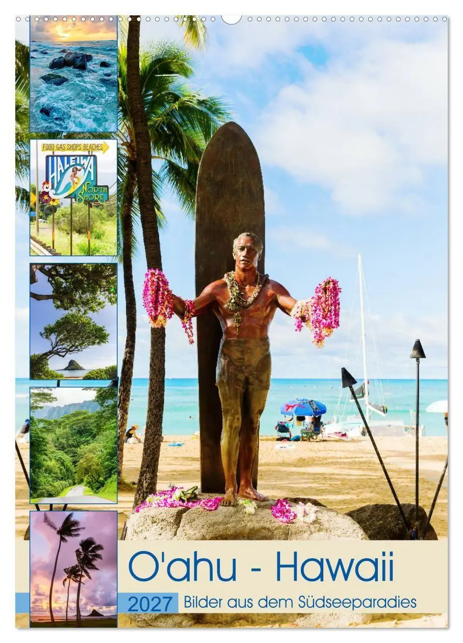 Cover: 9783569602816 | O'ahu - Hawaii, Bilder aus dem Südseeparadies (Wandkalender 2027...