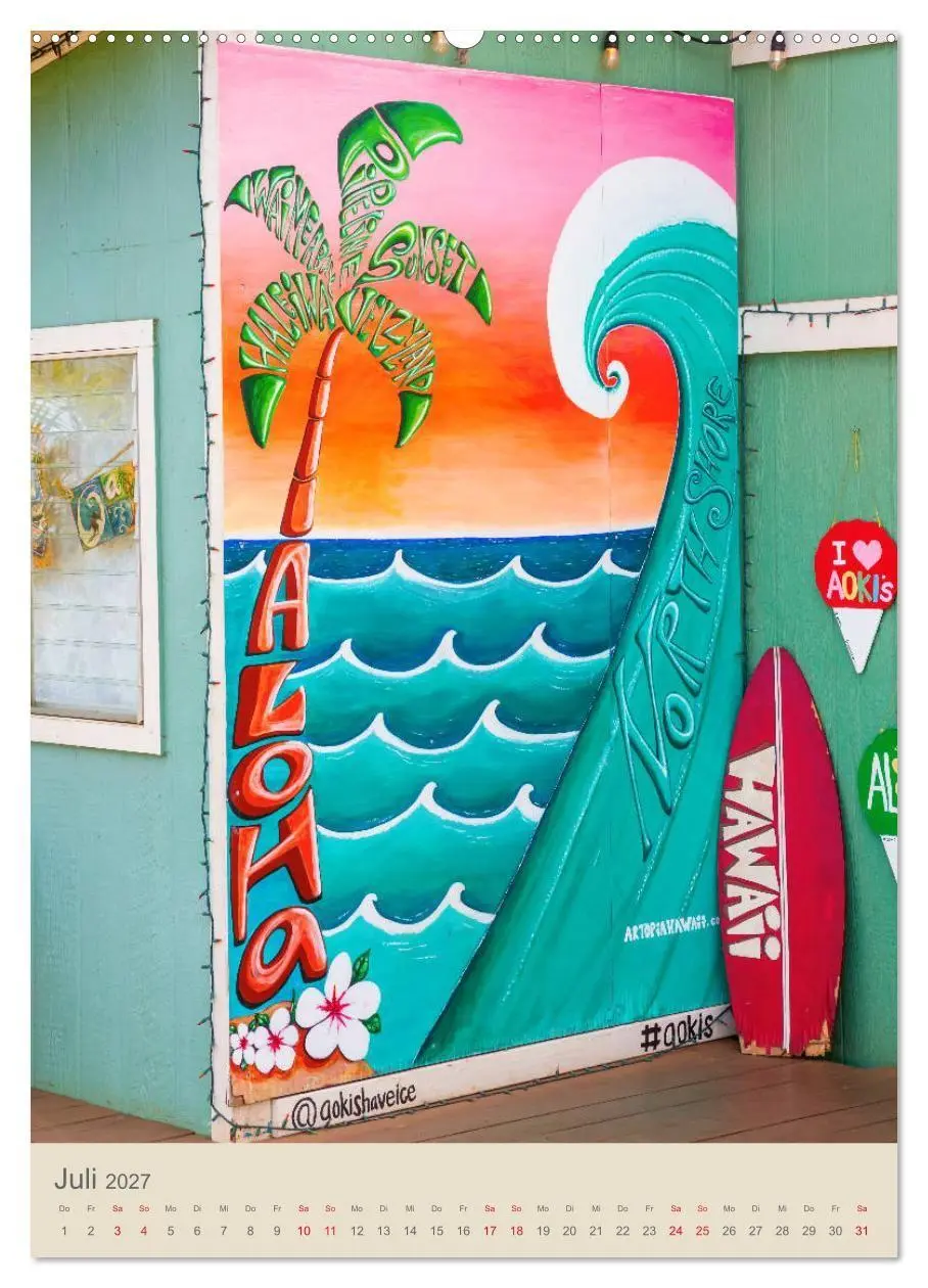 Bild: 9783569602816 | O'ahu - Hawaii, Bilder aus dem Südseeparadies (Wandkalender 2027...