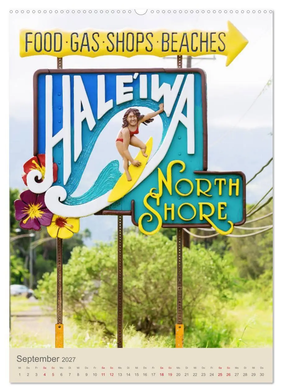 Bild: 9783569602816 | O'ahu - Hawaii, Bilder aus dem Südseeparadies (Wandkalender 2027...