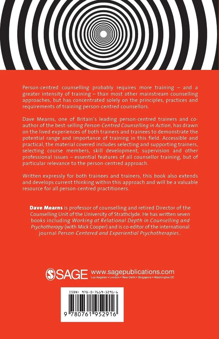 Rückseite: 9780761952916 | Person-Centred Counselling Training | Dave Mearns | Taschenbuch | 1997