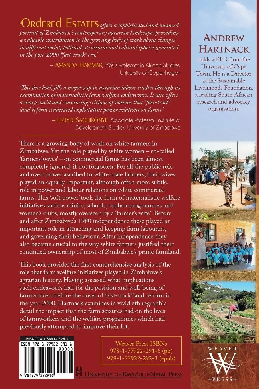 Rückseite: 9781779222916 | Ordered Estates | Andrew Hartnack | Taschenbuch | Englisch | 2016
