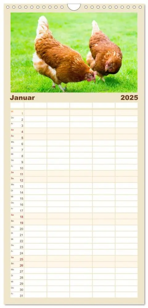 Bild: 9783457102916 | Familienplaner 2025 - Geliebte Tiere auf dem Bauernhof mit 5...