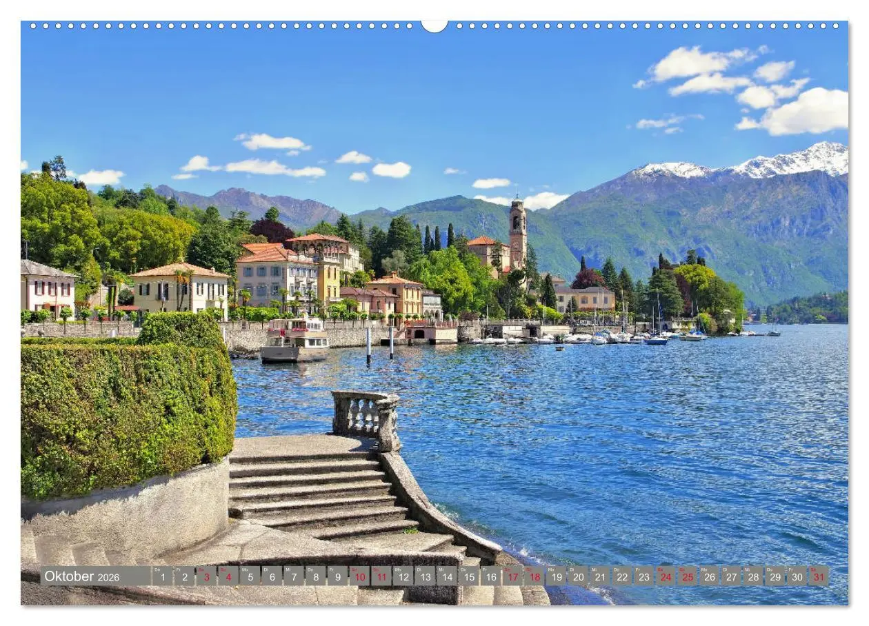 Bild: 9783457722916 | Comer See - Mediterraner Charme in alpiner Landschaft (Wandkalender...