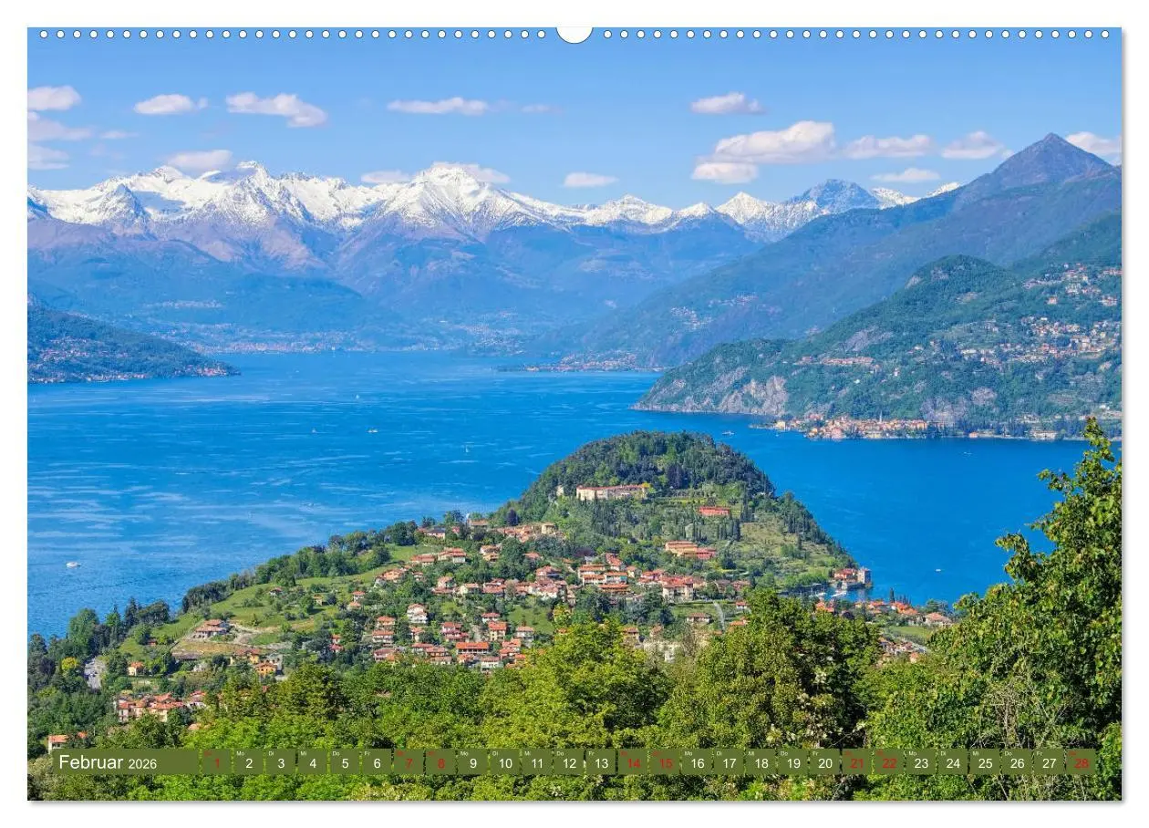 Bild: 9783457722916 | Comer See - Mediterraner Charme in alpiner Landschaft (Wandkalender...