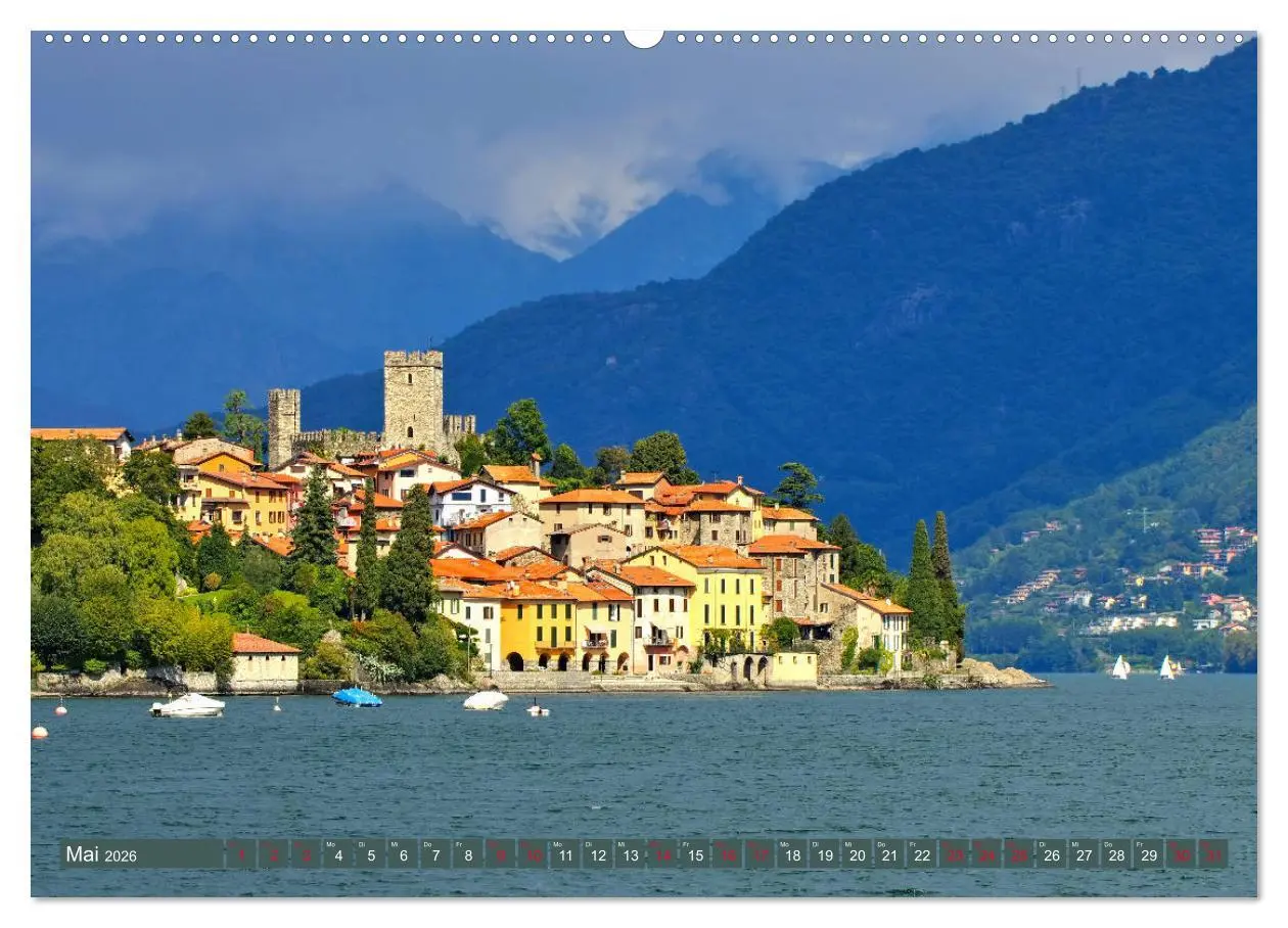 Bild: 9783457722916 | Comer See - Mediterraner Charme in alpiner Landschaft (Wandkalender...