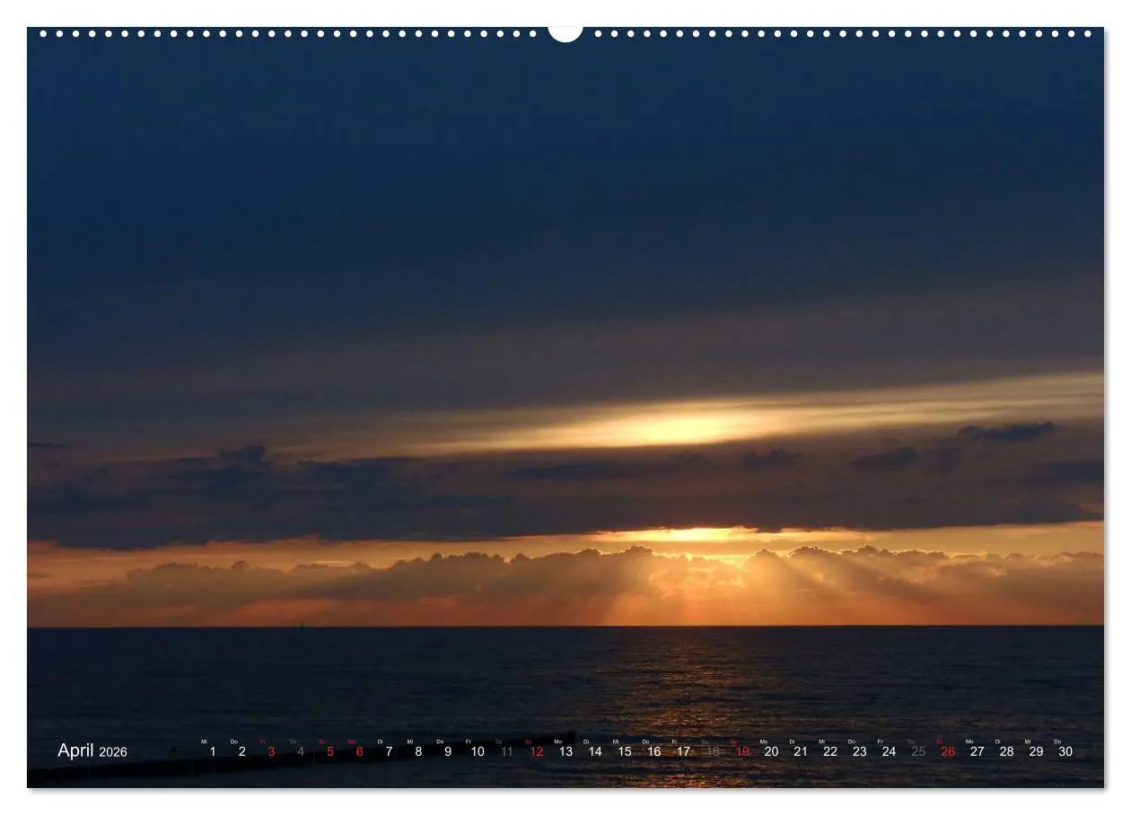 Bild: 9783516122916 | Wo de Ostseewellen trecken an den Strand 2026 (Wandkalender 2026...