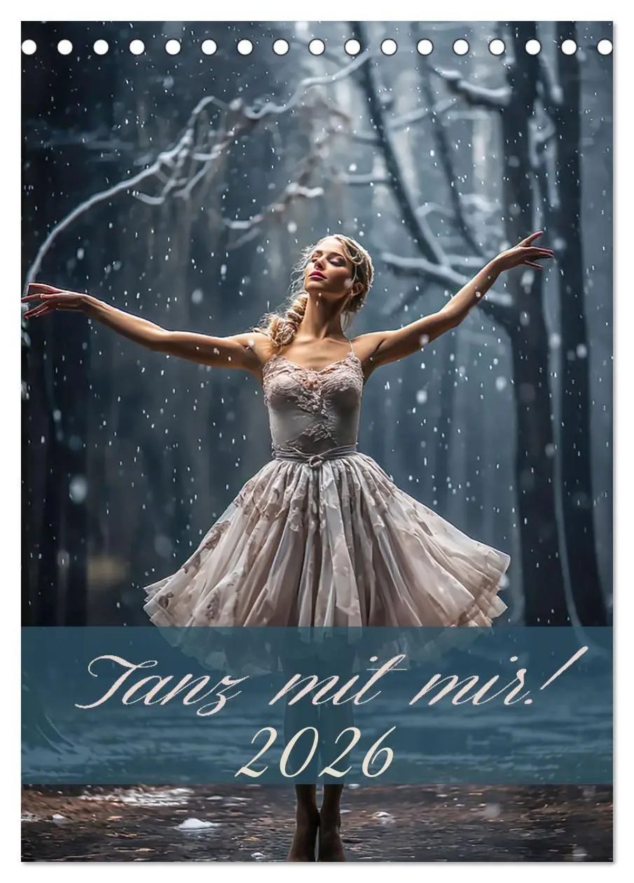 Cover: 9783516292916 | Tanz mit mir! (Tischkalender 2026 DIN A5 hoch), CALVENDO...