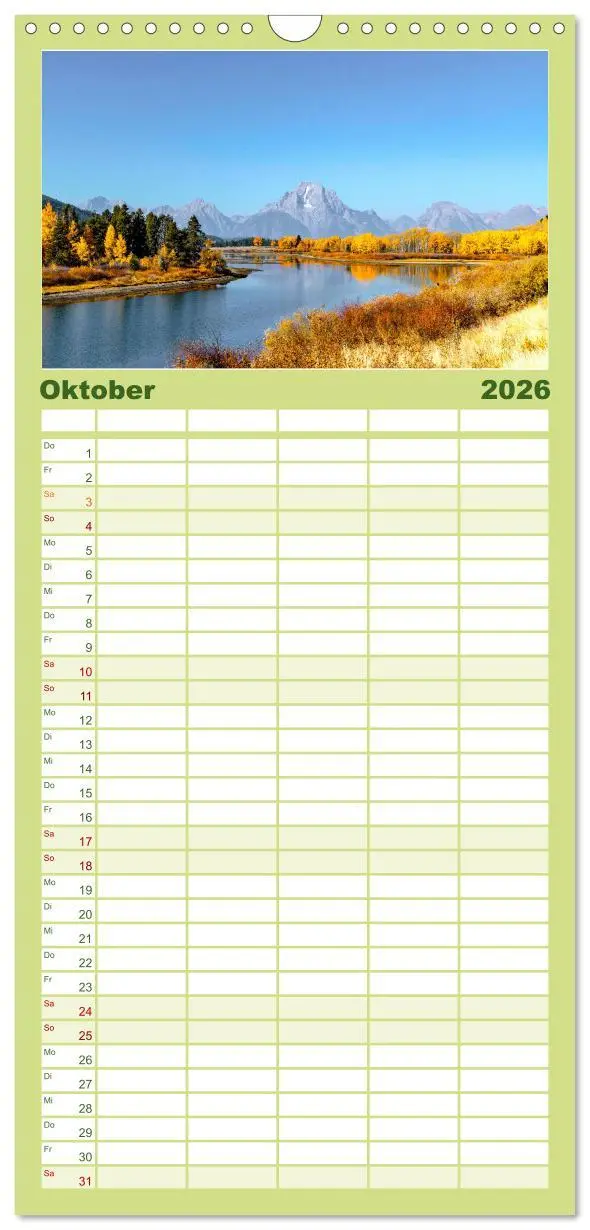 Bild: 9783516502916 | Familienplaner 2026 - Wyoming - Der Bundesstaat der großen Ebenen....