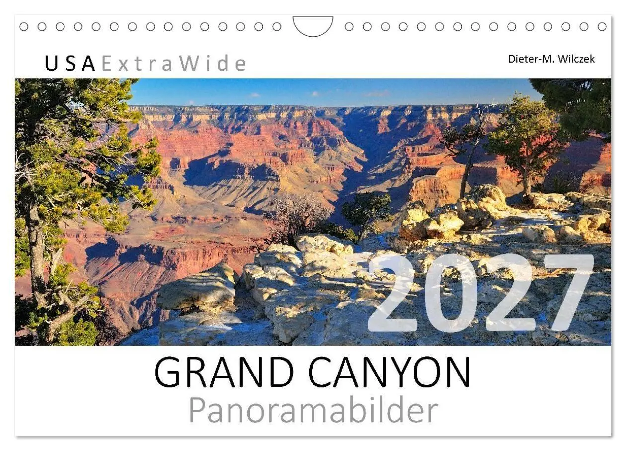 Cover: 9783516812916 | GRAND CANYON Panoramabilder (Wandkalender 2027 DIN A4 quer),...