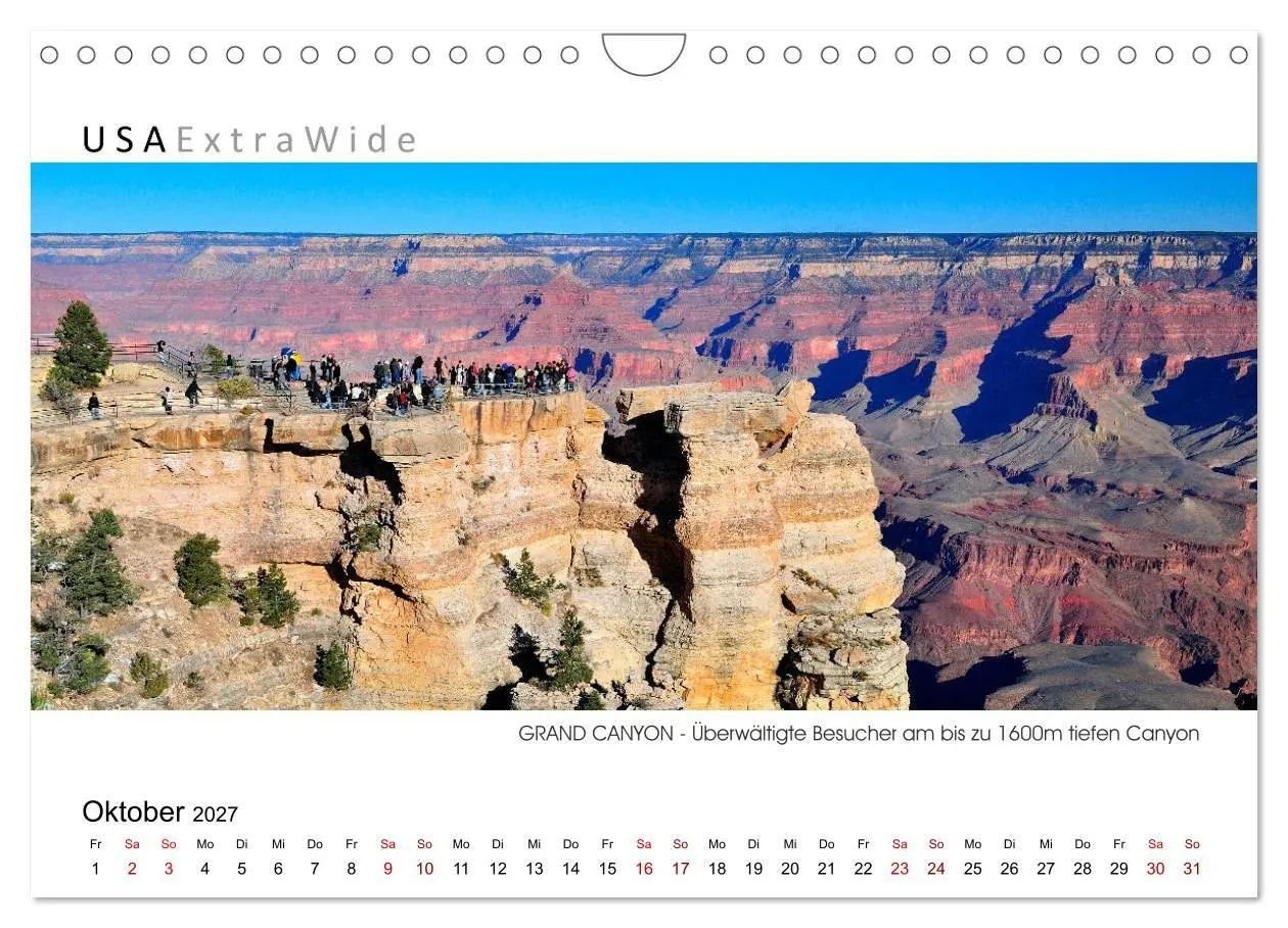 Bild: 9783516812916 | GRAND CANYON Panoramabilder (Wandkalender 2027 DIN A4 quer),...