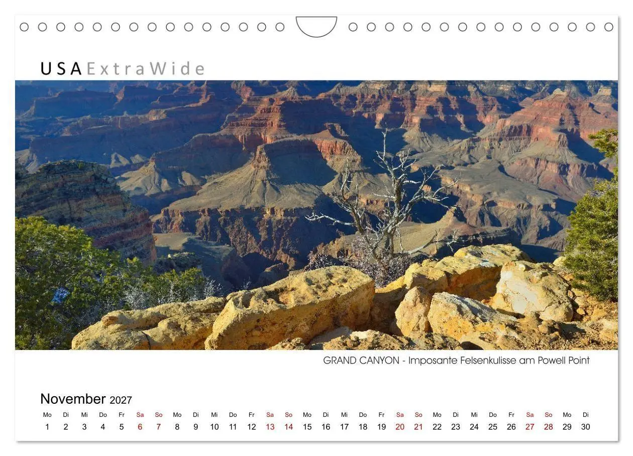 Bild: 9783516812916 | GRAND CANYON Panoramabilder (Wandkalender 2027 DIN A4 quer),...