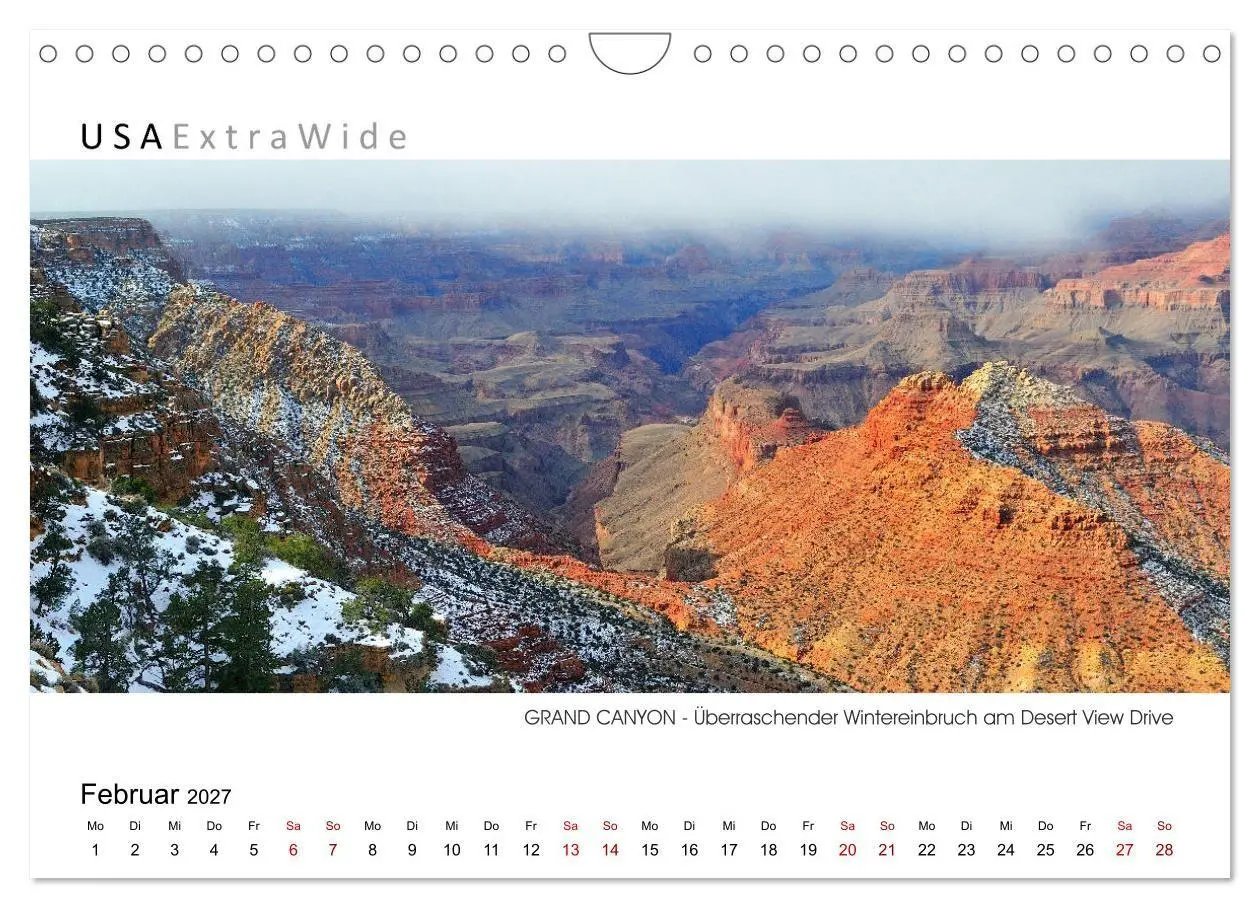Bild: 9783516812916 | GRAND CANYON Panoramabilder (Wandkalender 2027 DIN A4 quer),...