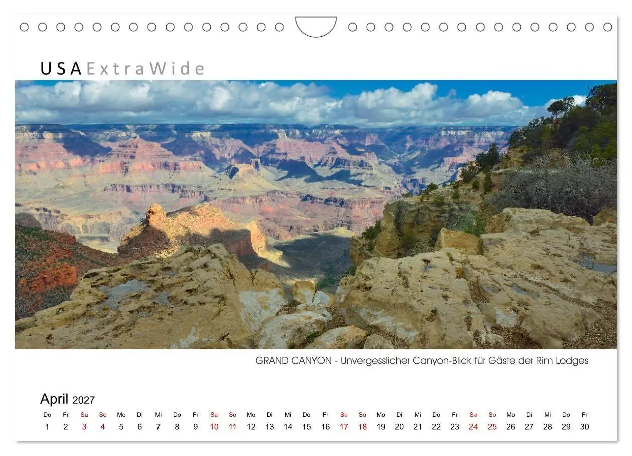 Bild: 9783516812916 | GRAND CANYON Panoramabilder (Wandkalender 2027 DIN A4 quer),...