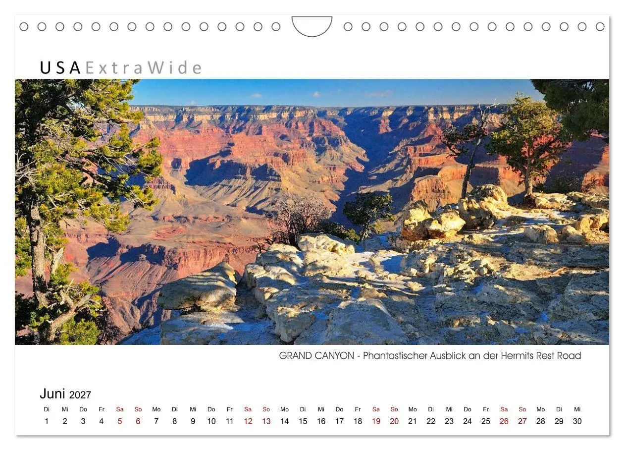 Bild: 9783516812916 | GRAND CANYON Panoramabilder (Wandkalender 2027 DIN A4 quer),...