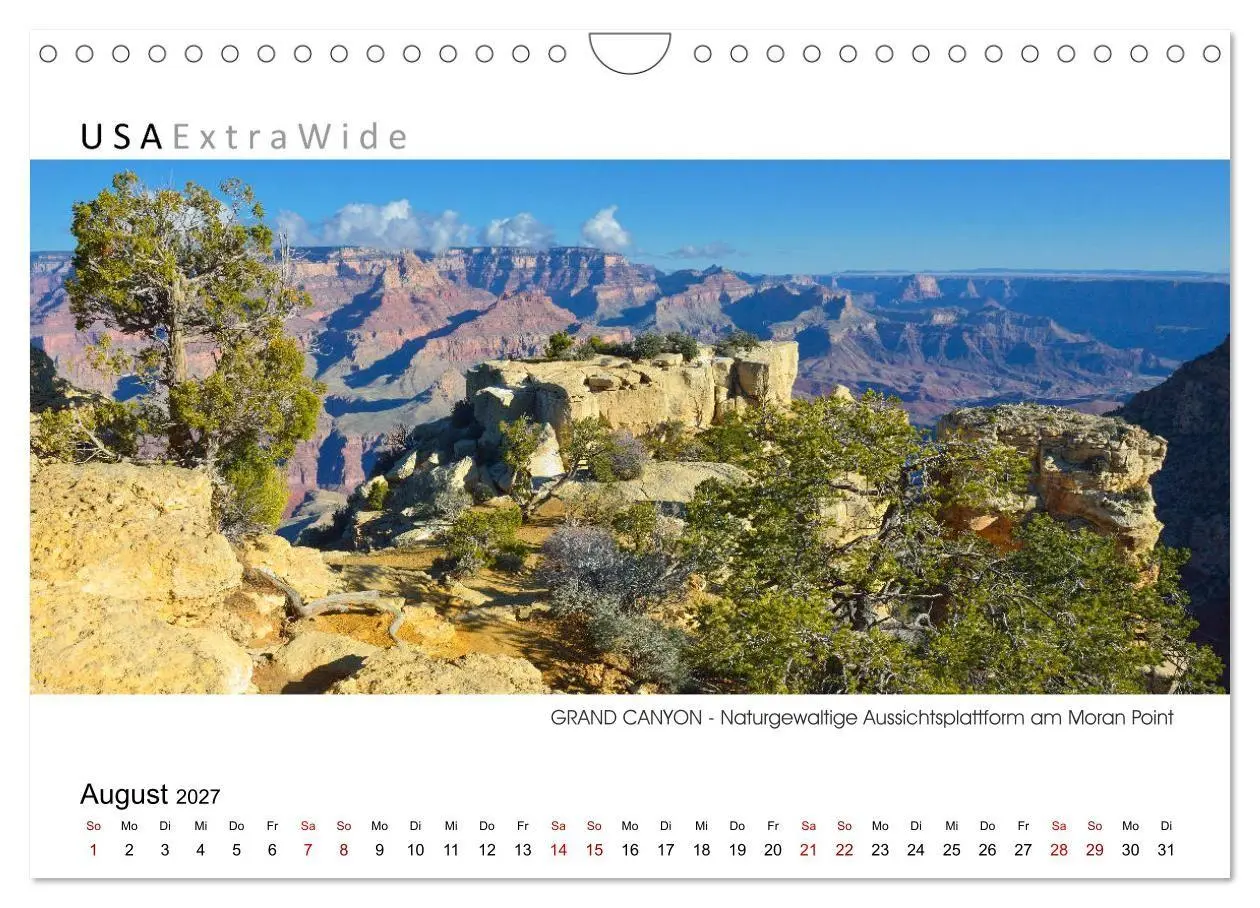 Bild: 9783516812916 | GRAND CANYON Panoramabilder (Wandkalender 2027 DIN A4 quer),...