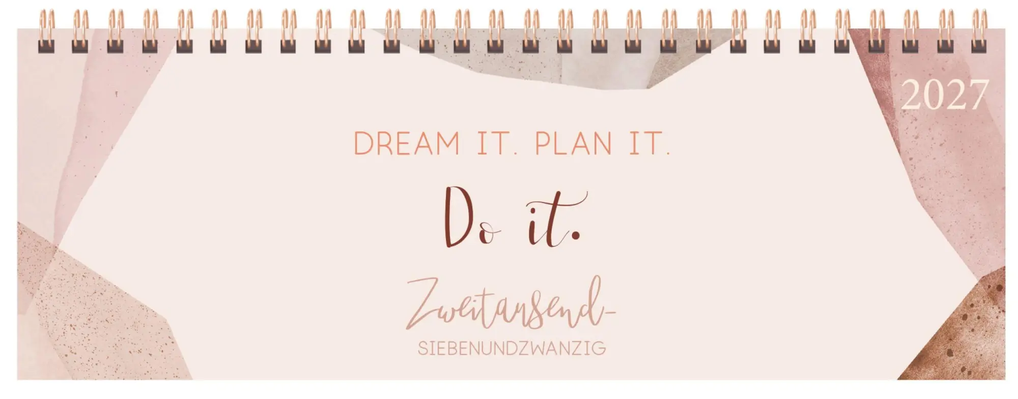 Cover: 9783819302916 | Tischkalender quer Plan it 2027 | Korsch Verlag | Kalender | 128 S.