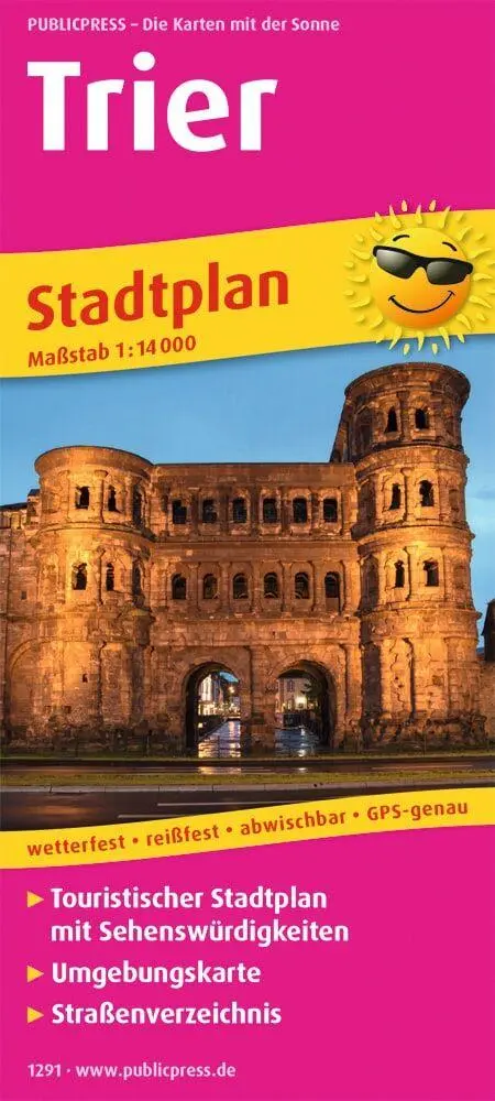 Cover: 9783961322916 | Trier 1 : 14 000 | (Land-)Karte | Stadtplan (PUBLICPRESS) | Deutsch
