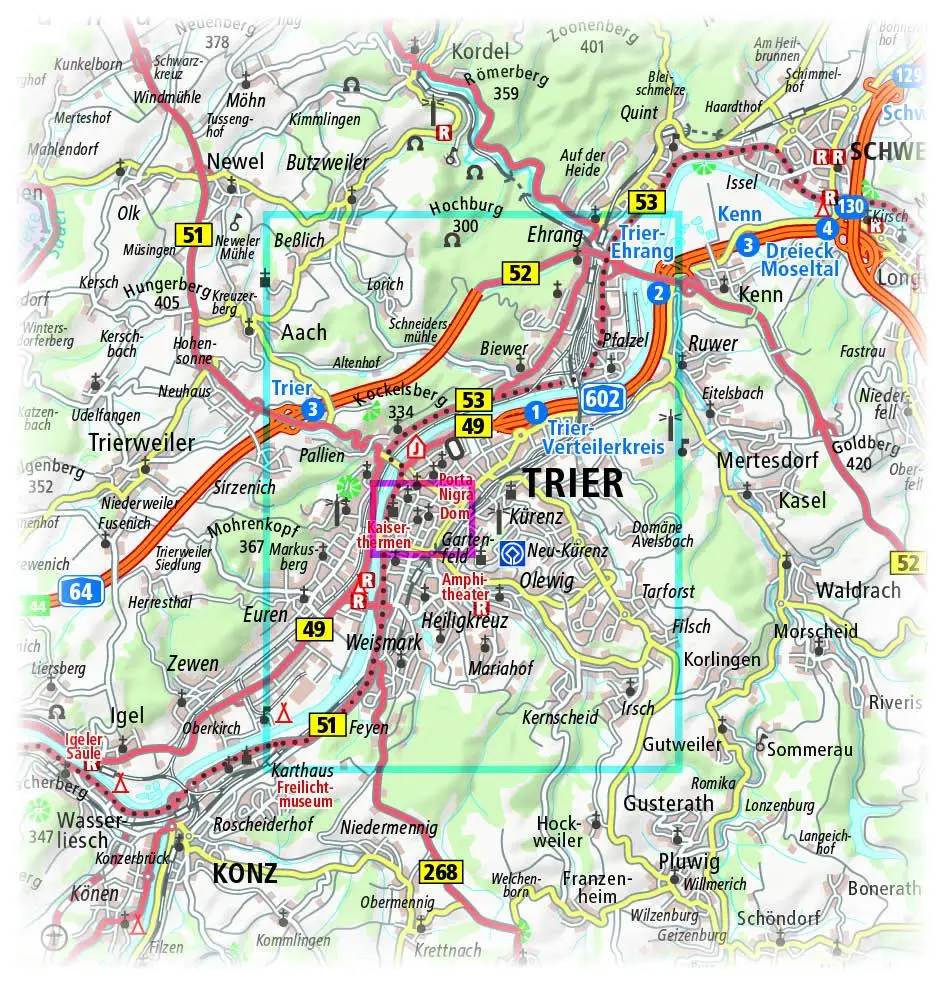 Bild: 9783961322916 | Trier 1 : 14 000 | (Land-)Karte | Stadtplan (PUBLICPRESS) | Deutsch