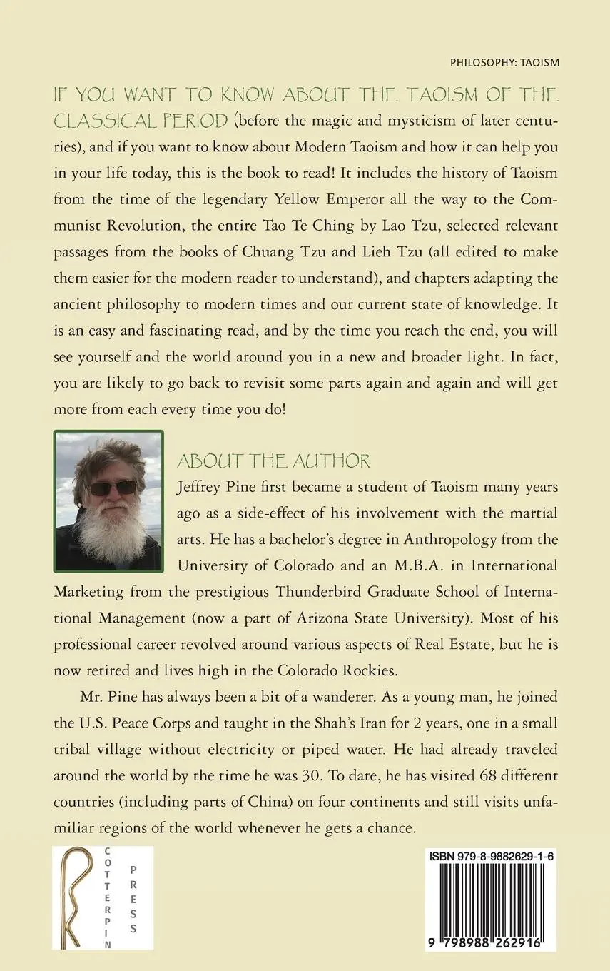 Rückseite: 9798988262916 | The Ancient Wisdom of Tao | Jeffrey Pine | Buch | Englisch | 2024