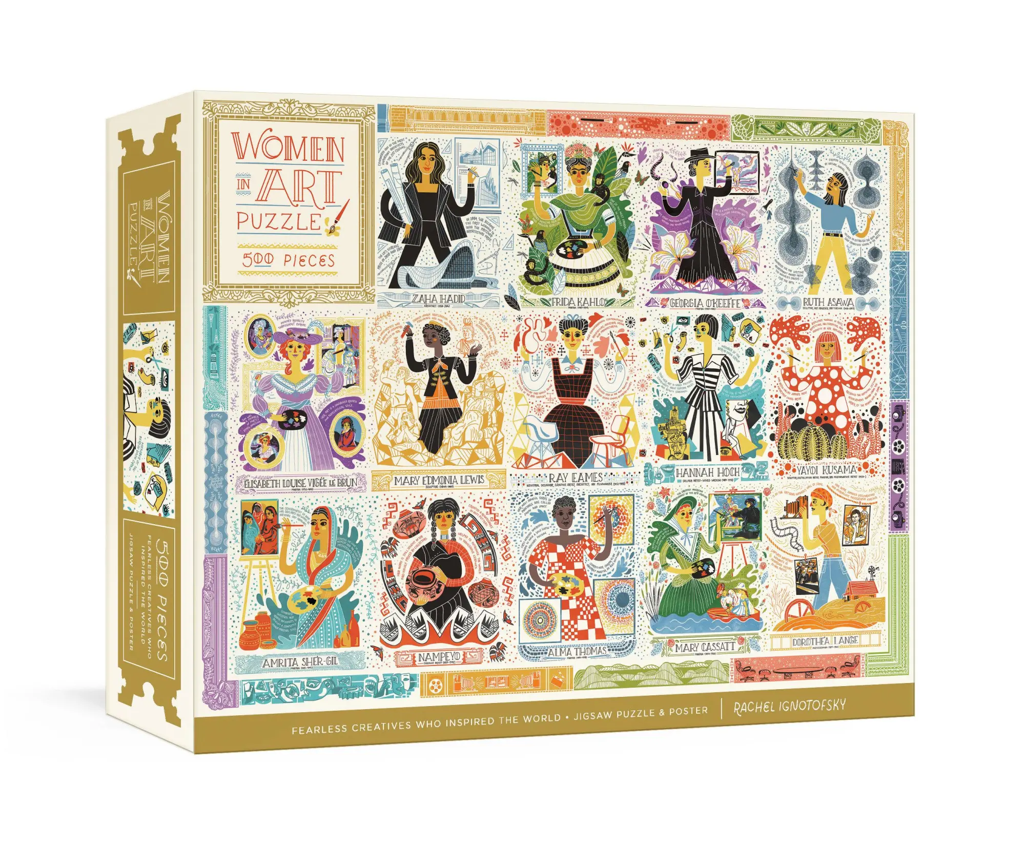 Cover: 9780593233016 | Women in Art Puzzle. 500 Pieces | Rachel Ignotofsky | Spiel | Spiel