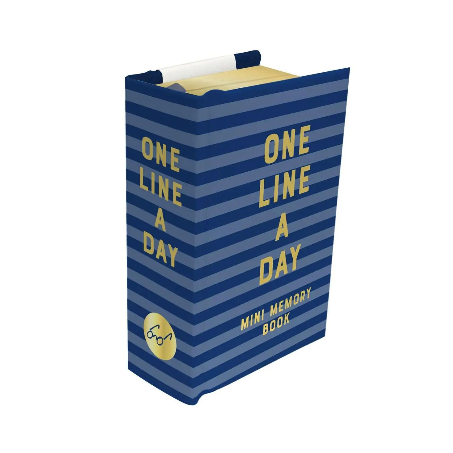Navy Stripes Mini One Line a Day