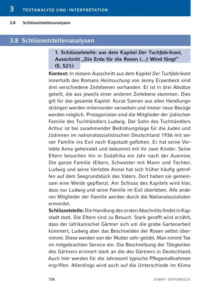 Bild: 9783129303016 | Heimsuchung von Jenny Erpenbeck - Textanalyse und Interpretation