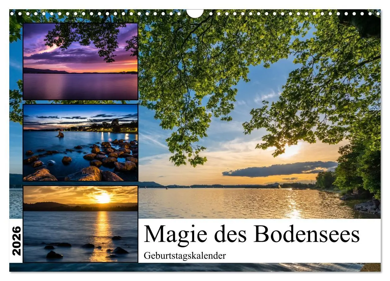 Cover: 9783457543016 | Magie des Bodensees (Wandkalender 2026 DIN A3 quer), CALVENDO...