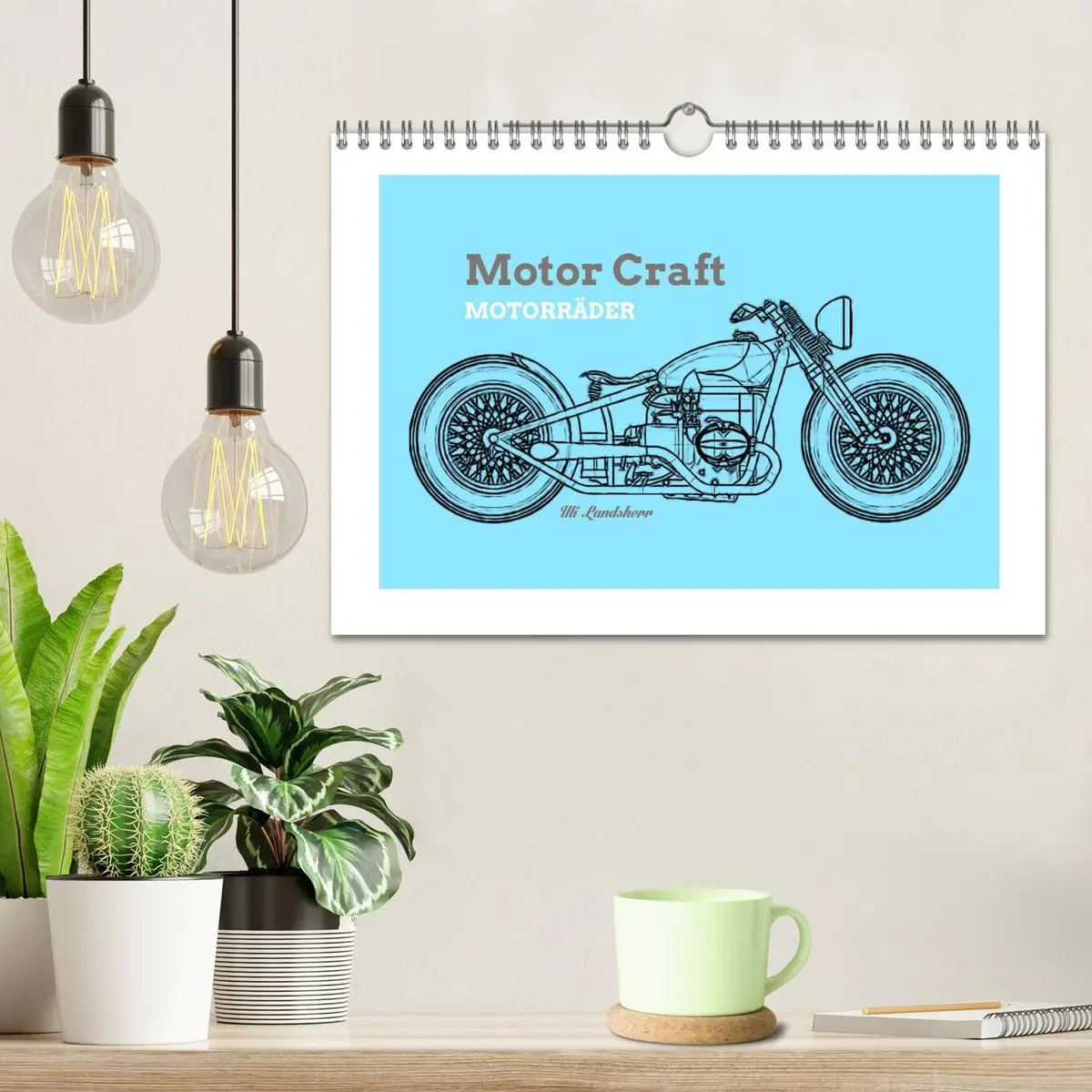 Bild: 9783457853016 | Motor Craft Motorräder (Wandkalender 2026 DIN A4 quer), CALVENDO...