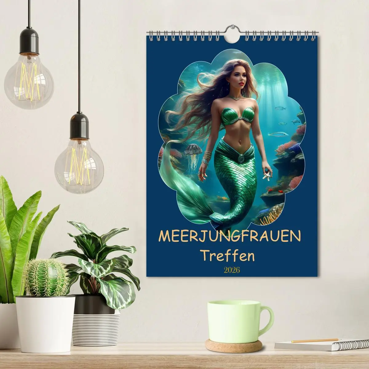 Bild: 9783516253016 | MEERJUNGFRAUEN Treffen (Wandkalender 2026 DIN A4 hoch), CALVENDO...