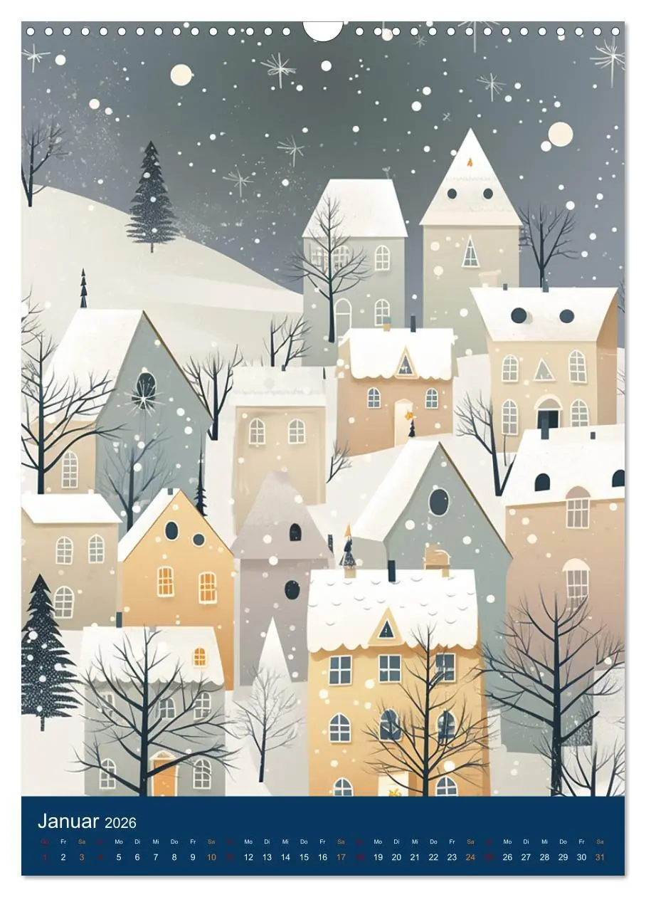 Bild: 9783516323016 | Ein lustiges Kinderdorf (Wandkalender 2026 DIN A3 hoch), CALVENDO...