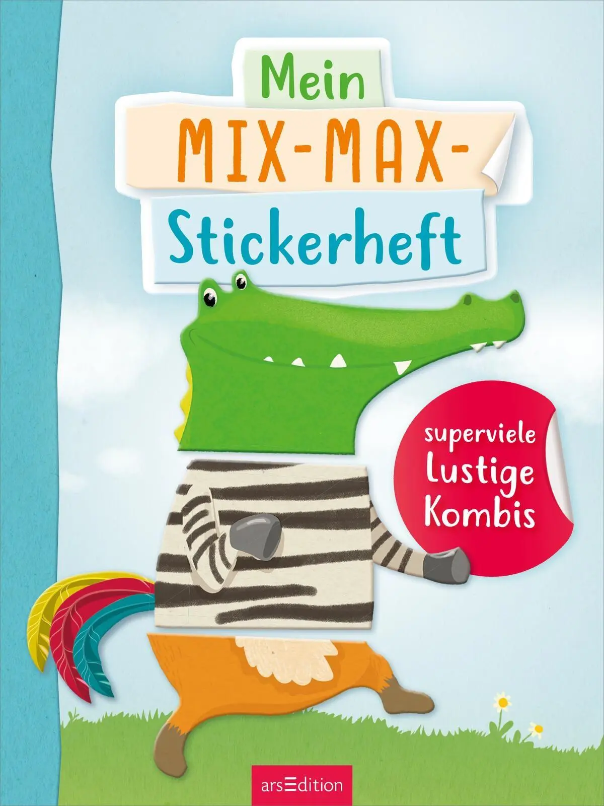 Bild: 9783845863016 | Mein Mix-Max-Stickerheft | Superviele lustige Kombis | Katja Jäger