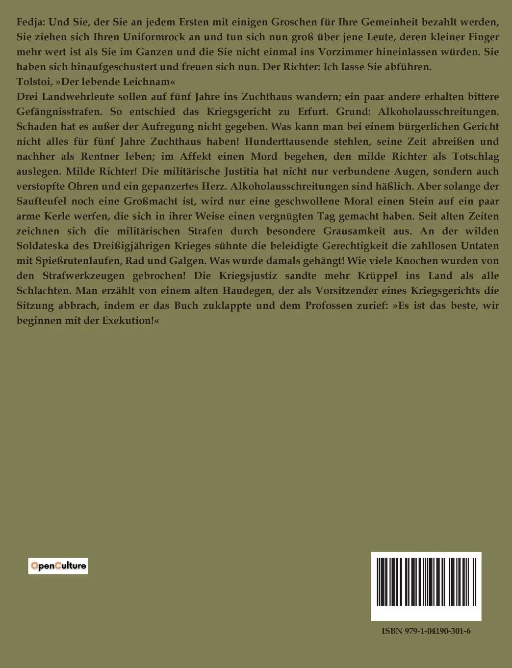 Rückseite: 9791041903016 | Rechenschaft | Carl Von Ossietzky | Taschenbuch | 190 S. | Deutsch