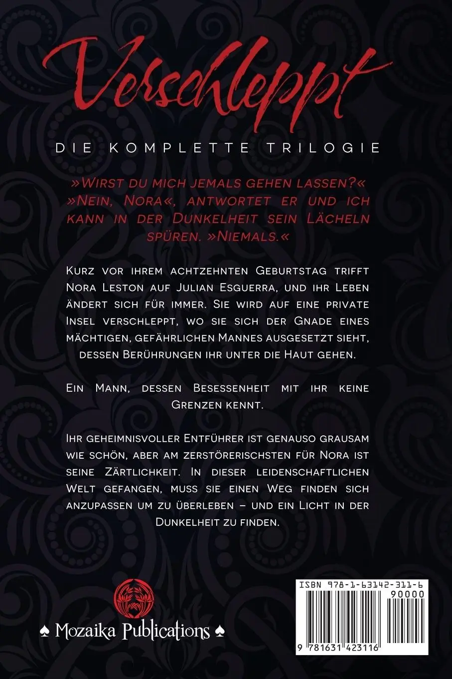 Rückseite: 9781631423116 | Verschleppt | Die komplette Trilogie | Anna Zaires (u. a.) | Buch