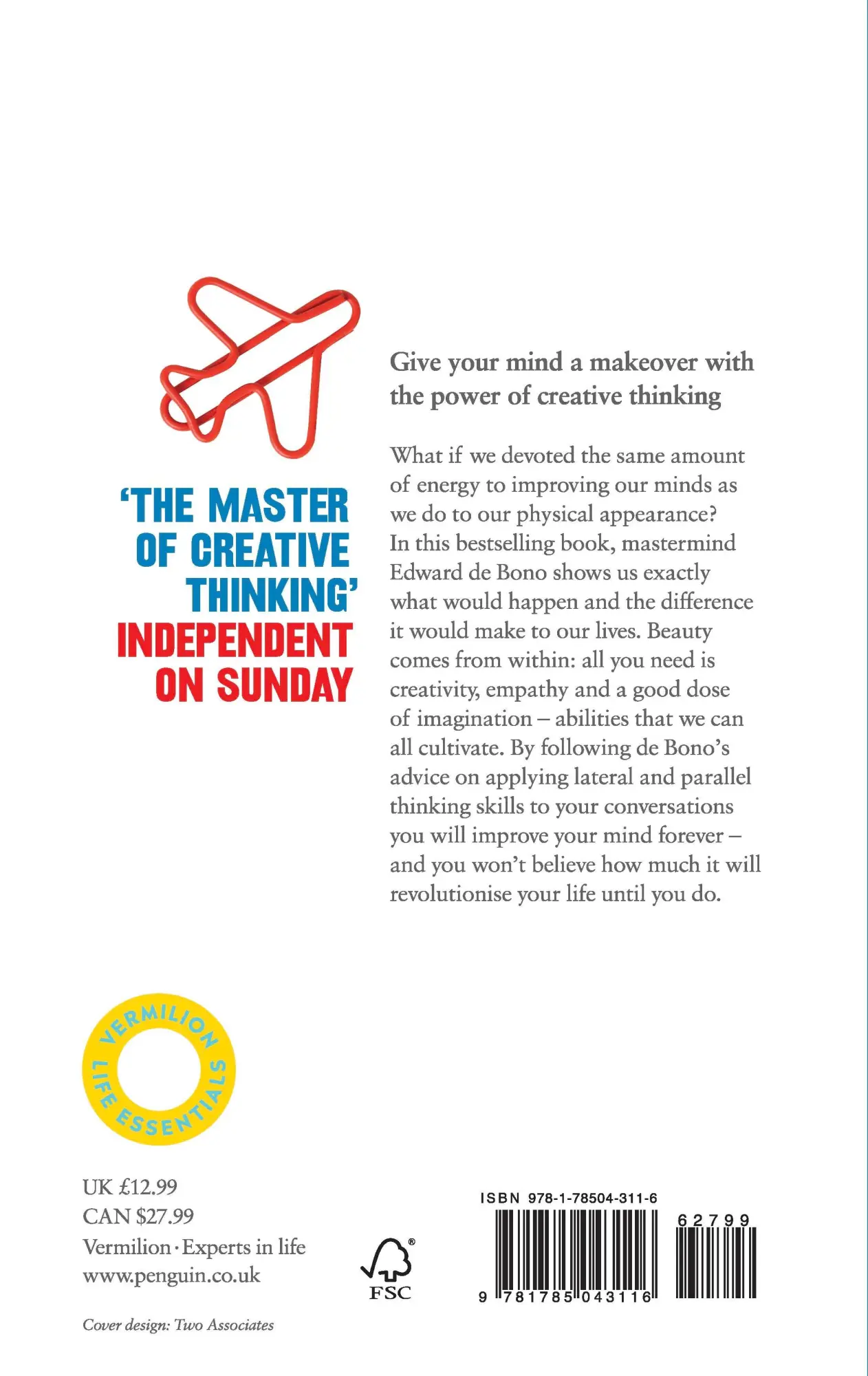 Rückseite: 9781785043116 | How To Have A Beautiful Mind | (Vermilion Life Essentials) | Bono