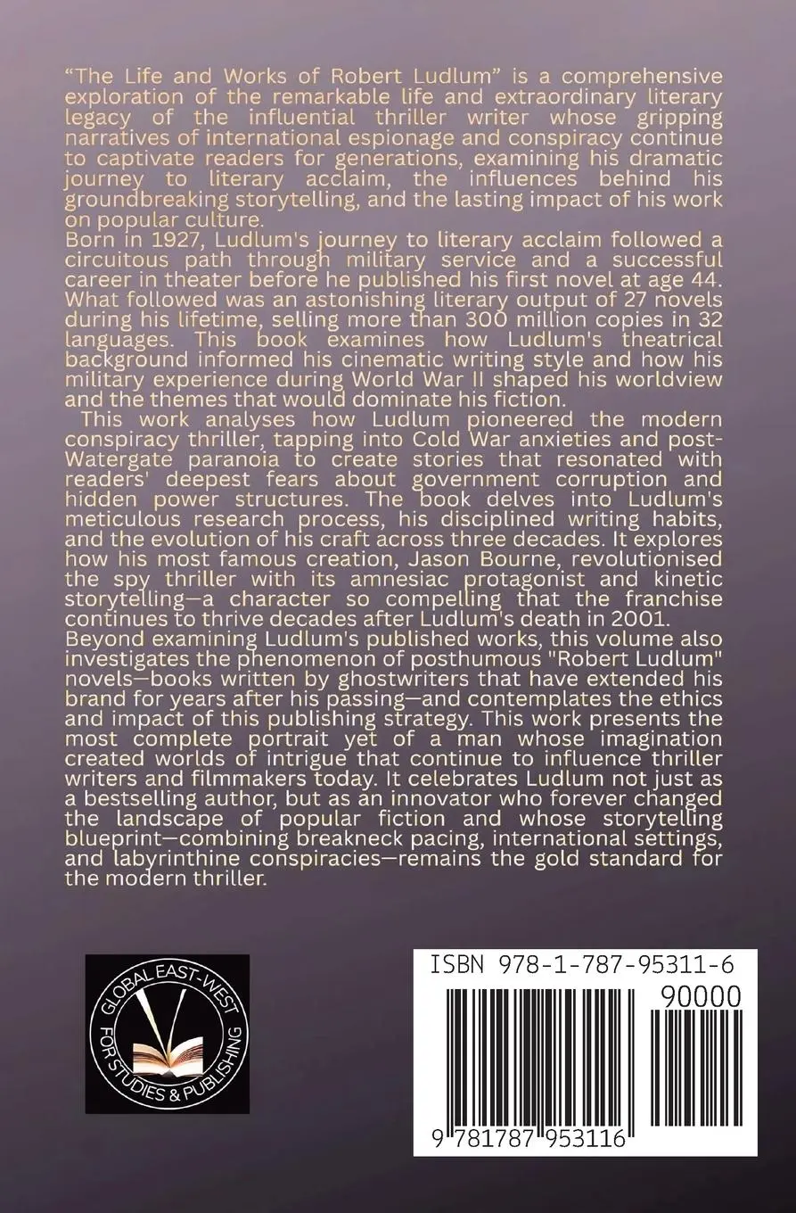 Rückseite: 9781787953116 | The Life and Works of Robert Ludlum | Jackson R. Thornfield | Buch