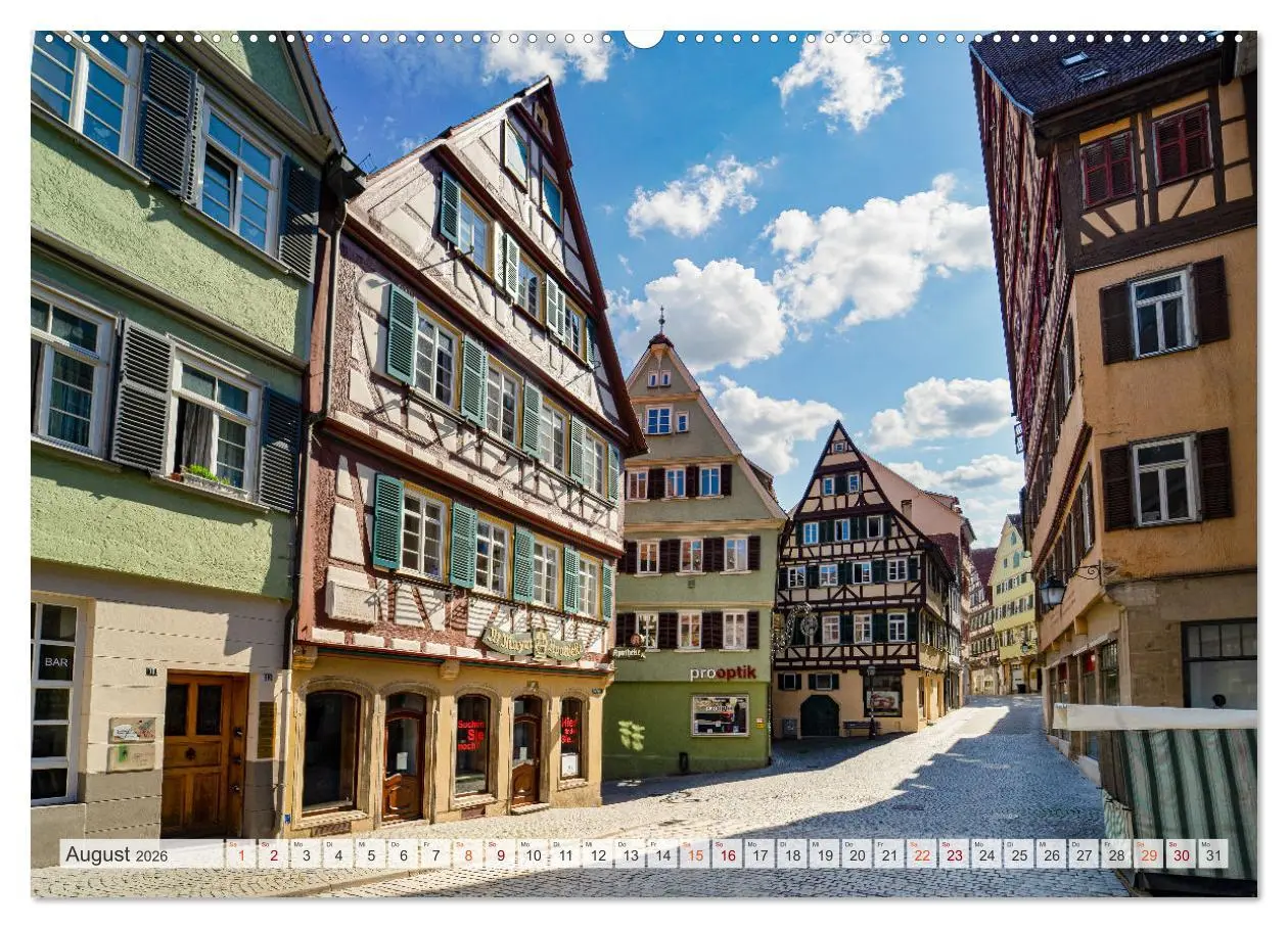 Bild: 9783457913116 | Tübingen Stadtansichten (Wandkalender 2026 DIN A2 quer), CALVENDO...