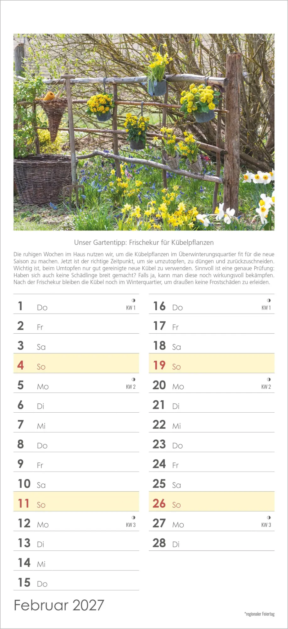 Bild: 4069095013216 | Gartenplaner 2027 | Neumann Verlage GmbH &amp; Co KG | Kalender | 14 S.