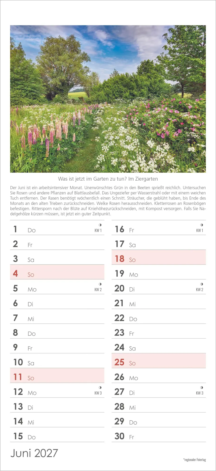 Bild: 4069095013216 | Gartenplaner 2027 | Neumann Verlage GmbH &amp; Co KG | Kalender | 14 S.