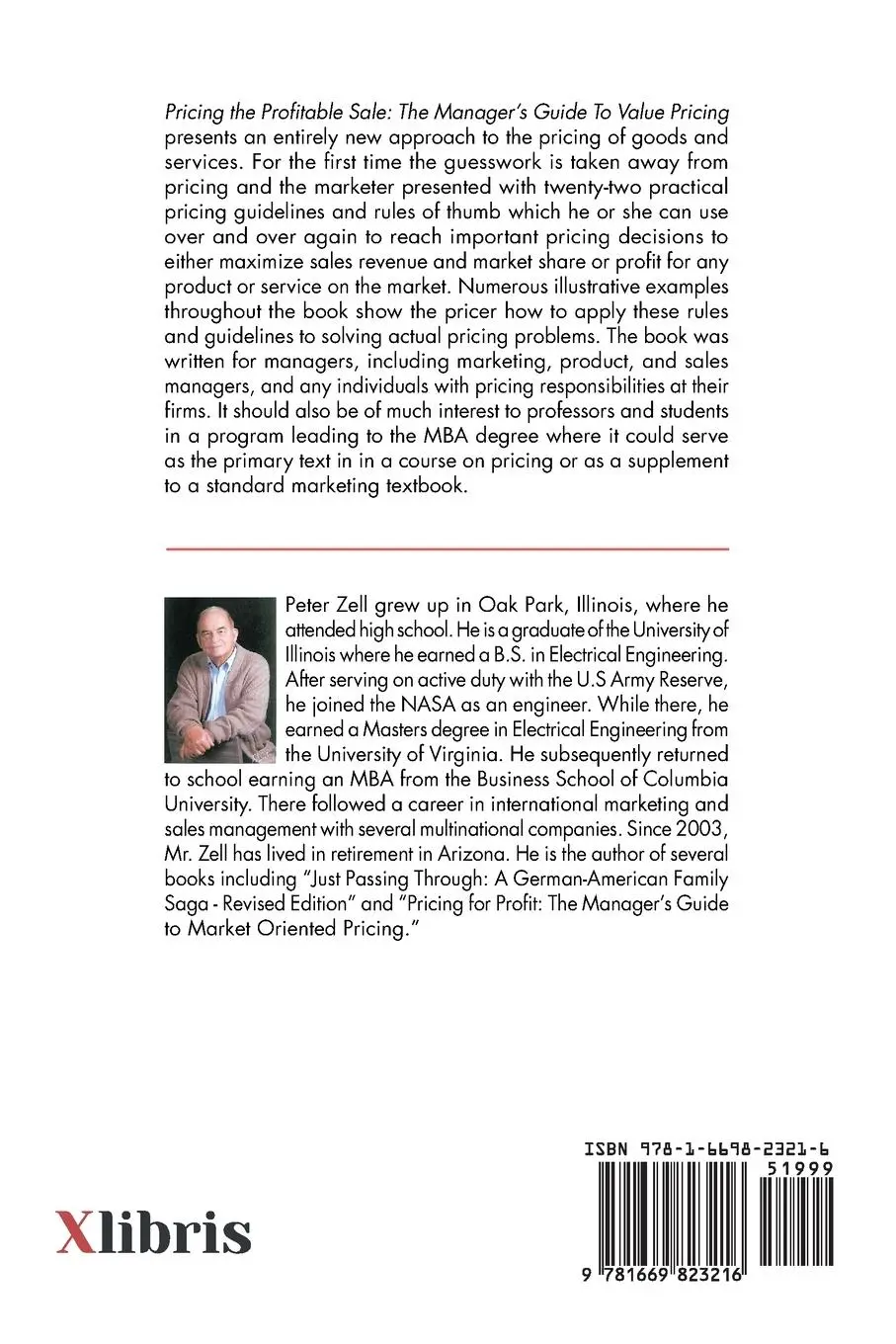 Rückseite: 9781669823216 | Pricing the Profitable Sale | The Manager's Guide To Value Pricing