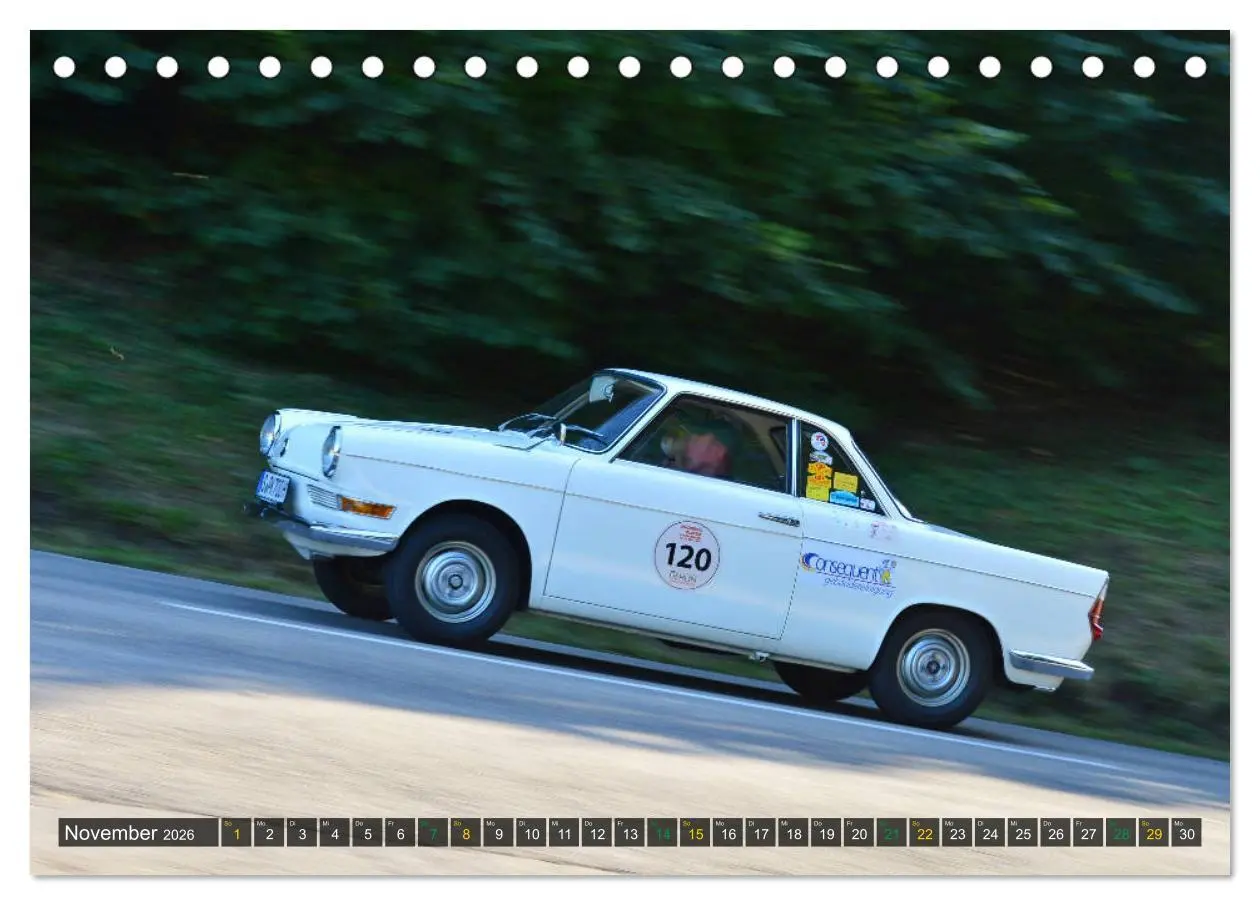 Bild: 9783457763216 | OLDTIMER BERGRENNEN - Kleine Flitzer (Tischkalender 2026 DIN A5...