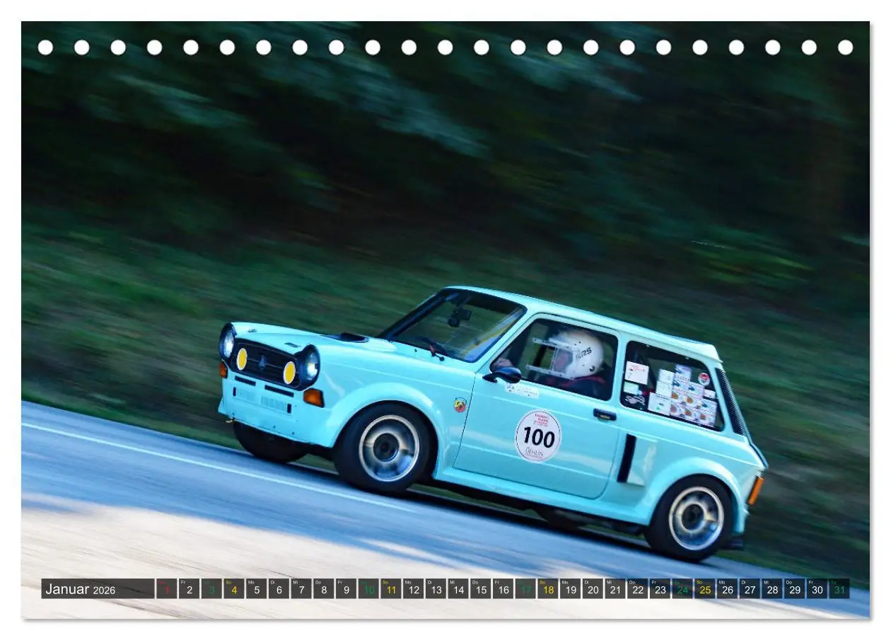 Bild: 9783457763216 | OLDTIMER BERGRENNEN - Kleine Flitzer (Tischkalender 2026 DIN A5...