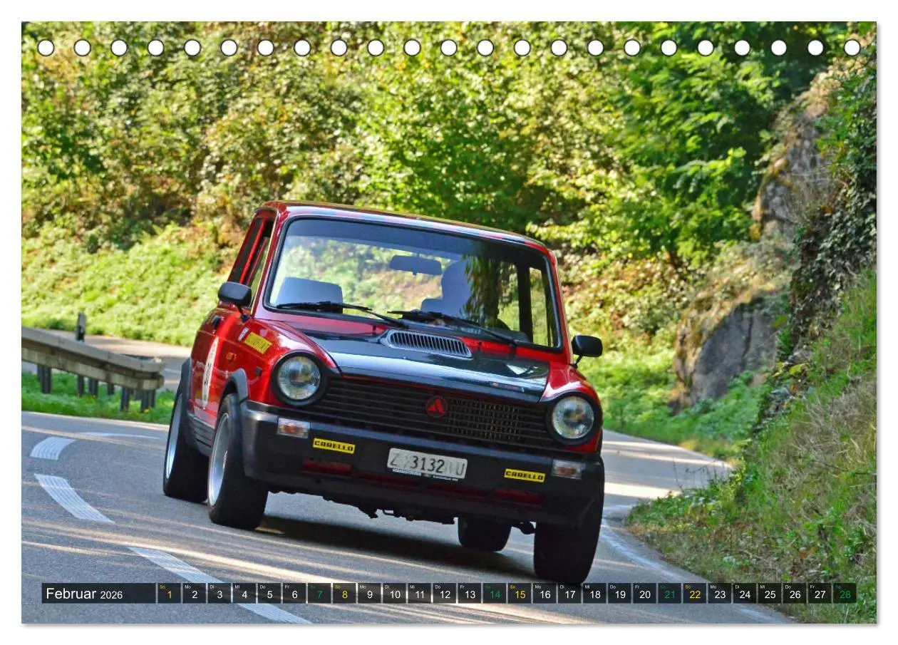 Bild: 9783457763216 | OLDTIMER BERGRENNEN - Kleine Flitzer (Tischkalender 2026 DIN A5...