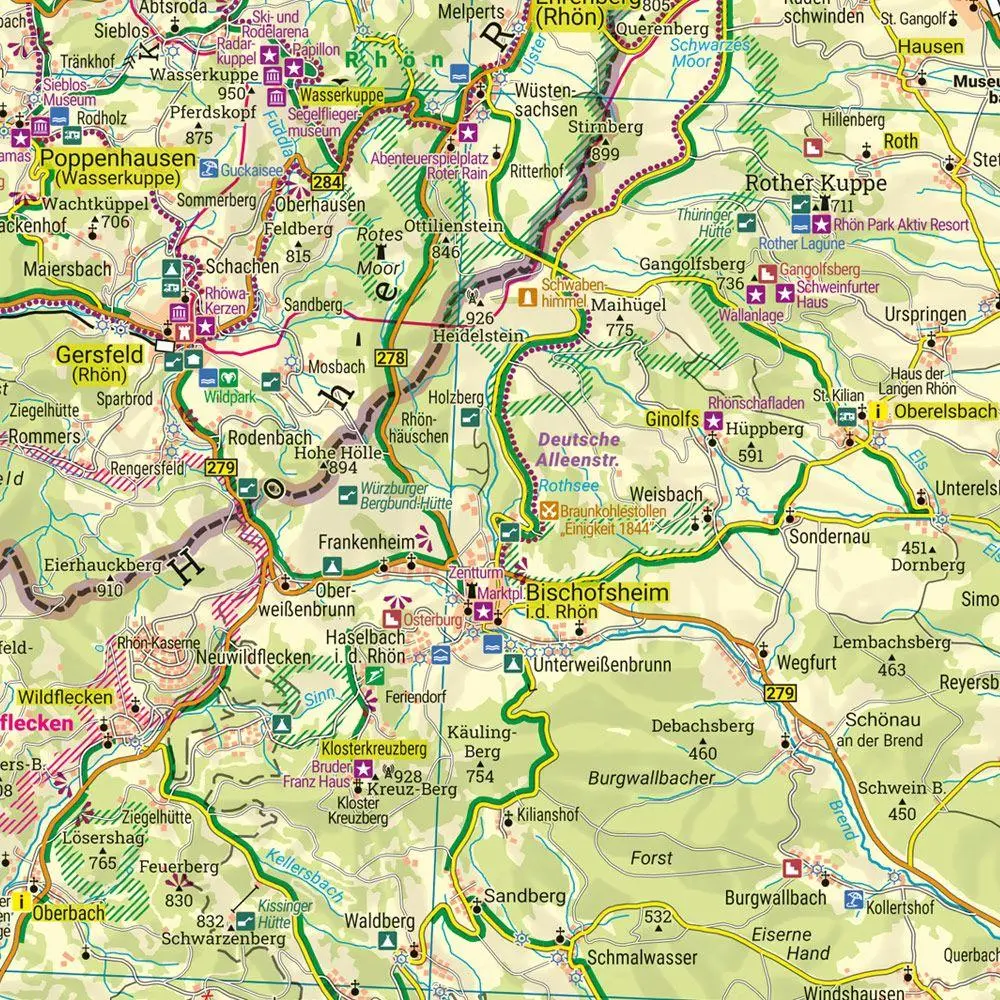 Bild: 9783707923216 | freytag &amp; berndt Freizeitkarte Rhön 1:120.000 | Freytag &amp; Berndt