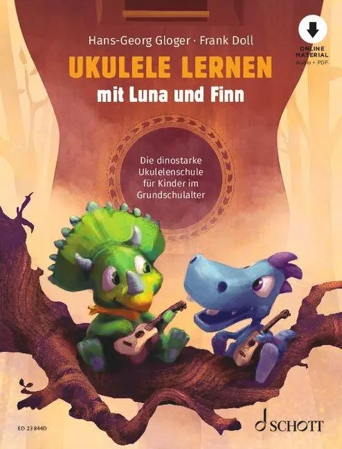 Cover: 9783795733216 | Ukulele lernen mit Luna und Finn | Frank Doll (u. a.) | Broschüre