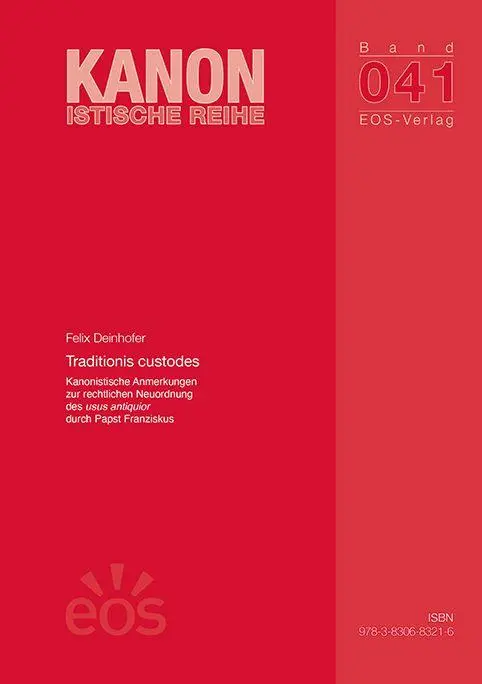Cover: 9783830683216 | Traditionis custodes - Kanonistische Anmerkungen zur rechtlichen...