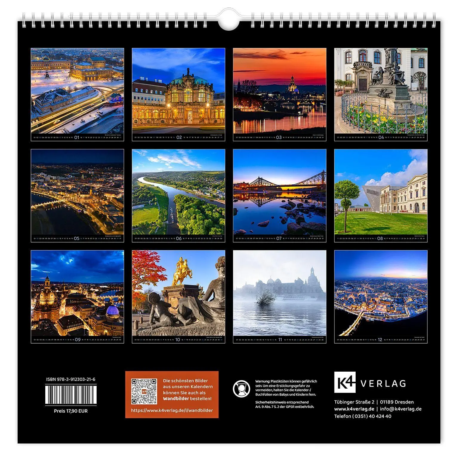 Bild: 9783912303216 | Kalender Stimmungsvolles Dresden 2027 | Peter Schubert | Kalender