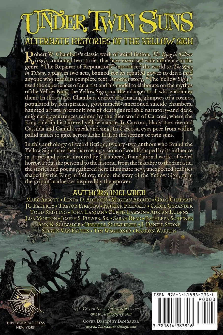 Rückseite: 9781614983316 | Under Twin Suns | Alternate Histories of the Yellow Sign | Taschenbuch